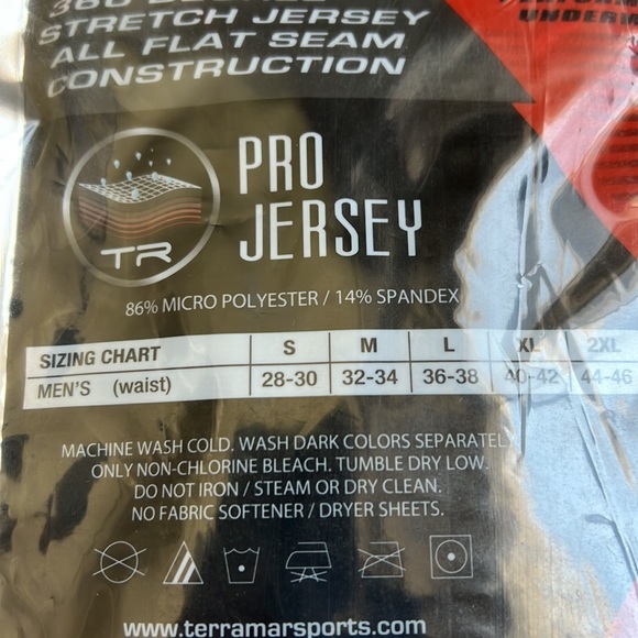 Terramar Men’s Boxer Brief Black 4 packs - New - Picture 5 of 5